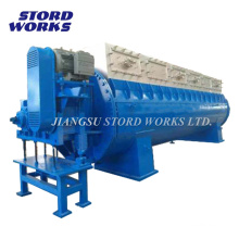 Industrial large-scale continuous disc dryer for fishmeal